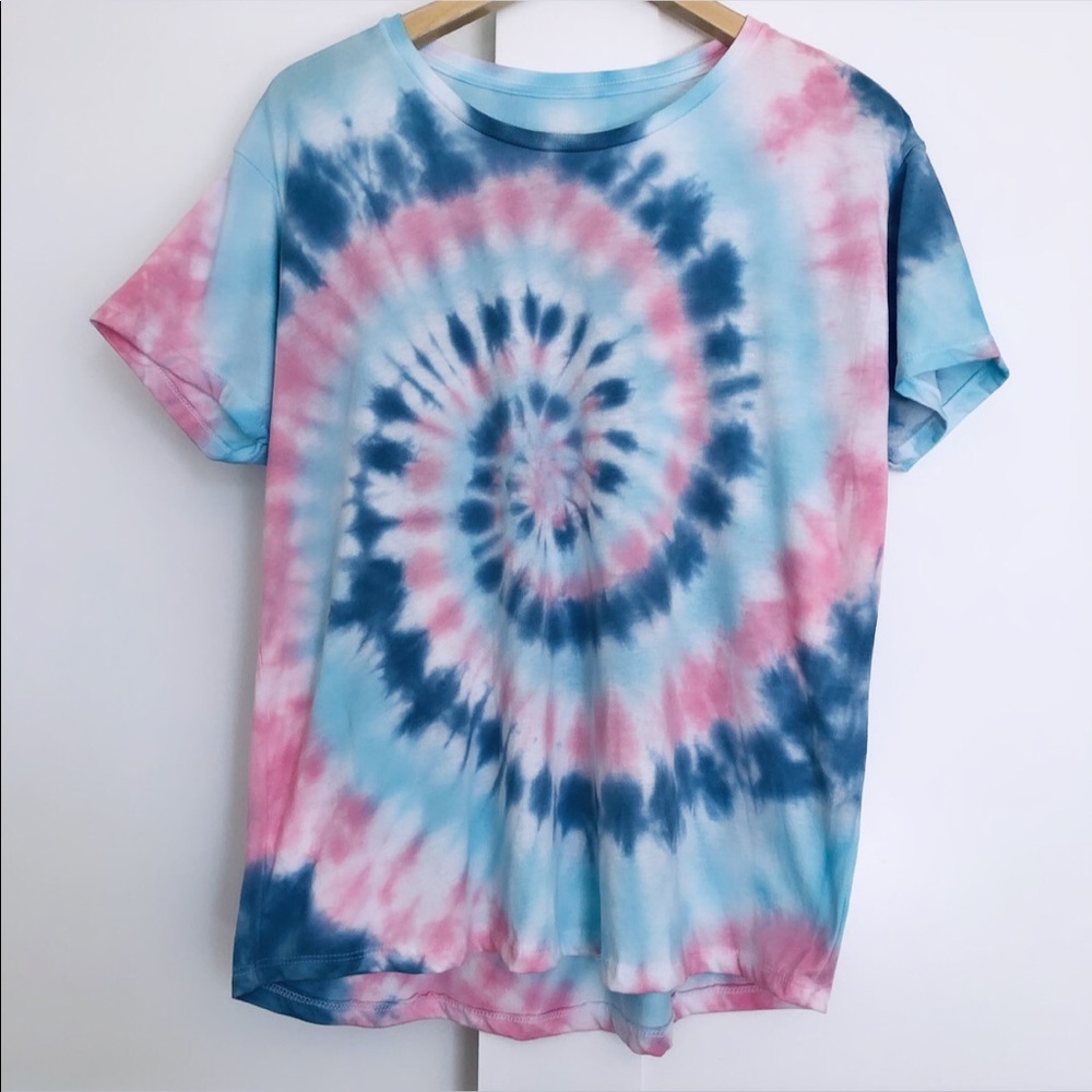 Tie Dye Custom Spiral Tee NEW - Picture 8 of 11